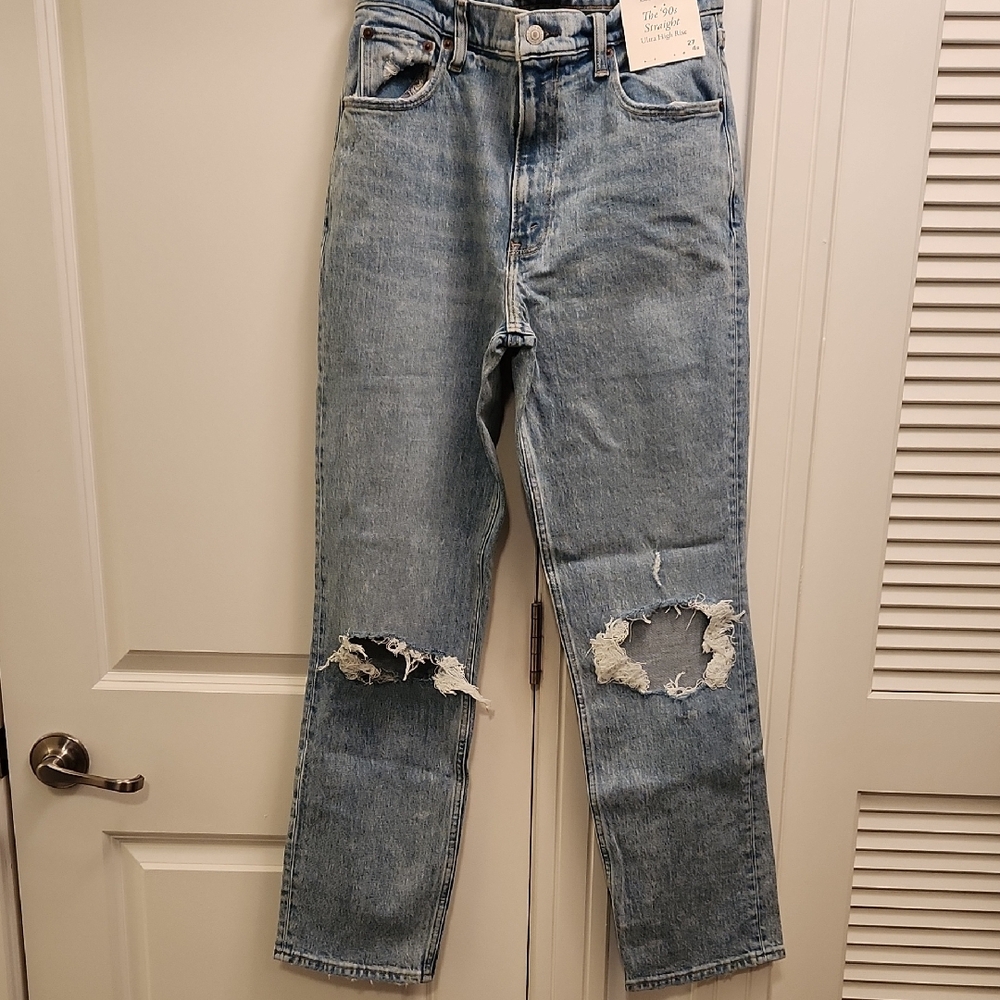 NWT Distressed Denim Jeans